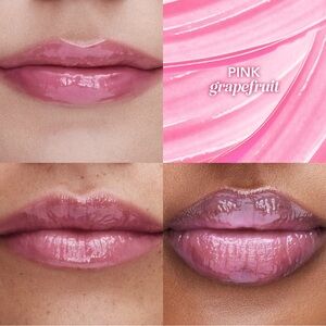 Polite Society Polite Pout Glossy Lip Balm Pink Grapefruit